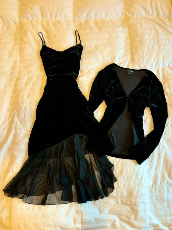 Vintage Spaghetti Straps Sheath Ruffles Chiffon Long Party Dress, DP4404 Boatneck Modish Everyday