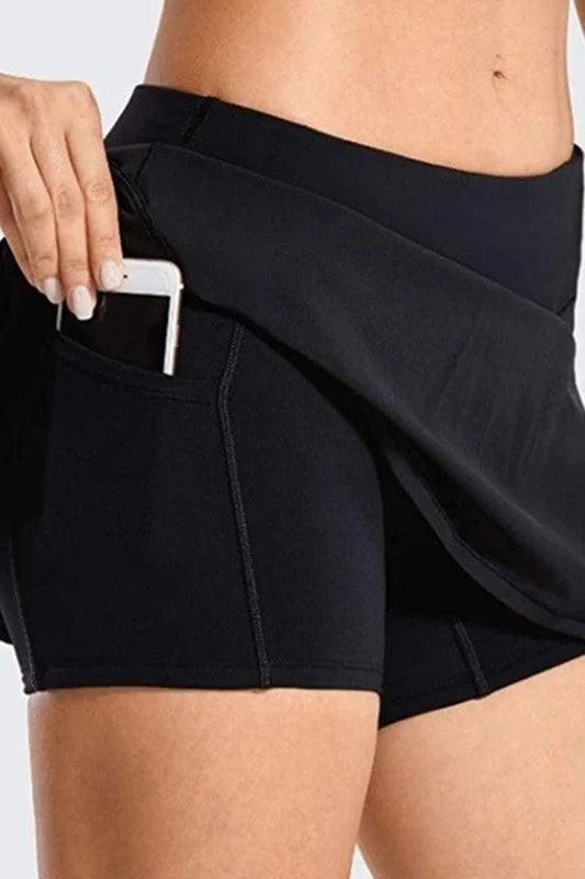 TENNIS GOLF SKIRT PANTS High-Waist Yoga Pants