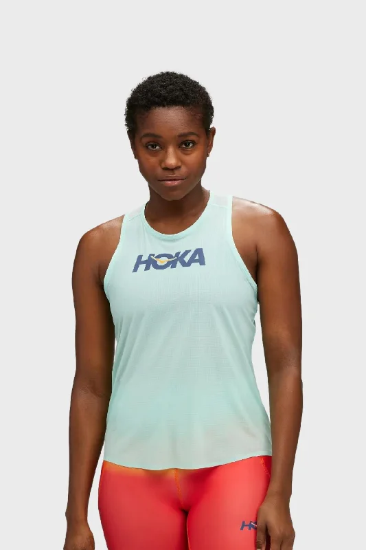 HOKA ONE ONE W - AIROLITE RUN TANK strapless tank top