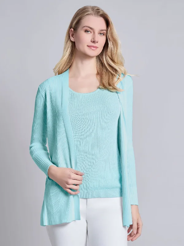 Open Front Sutton Cardigan Beaded Cardigan Sequined Faux Fur