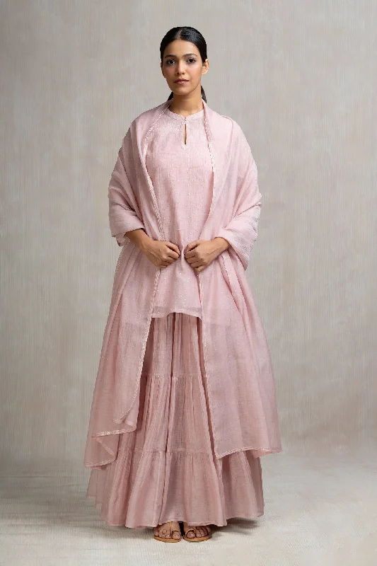 Hand Embroidered Skirt Set with Kurti & Dupatta denim skirt stylish