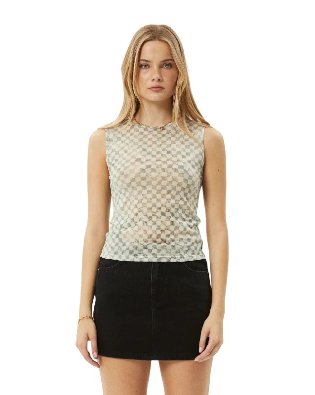 Glasshouse - Sheer Tank striped tank top
