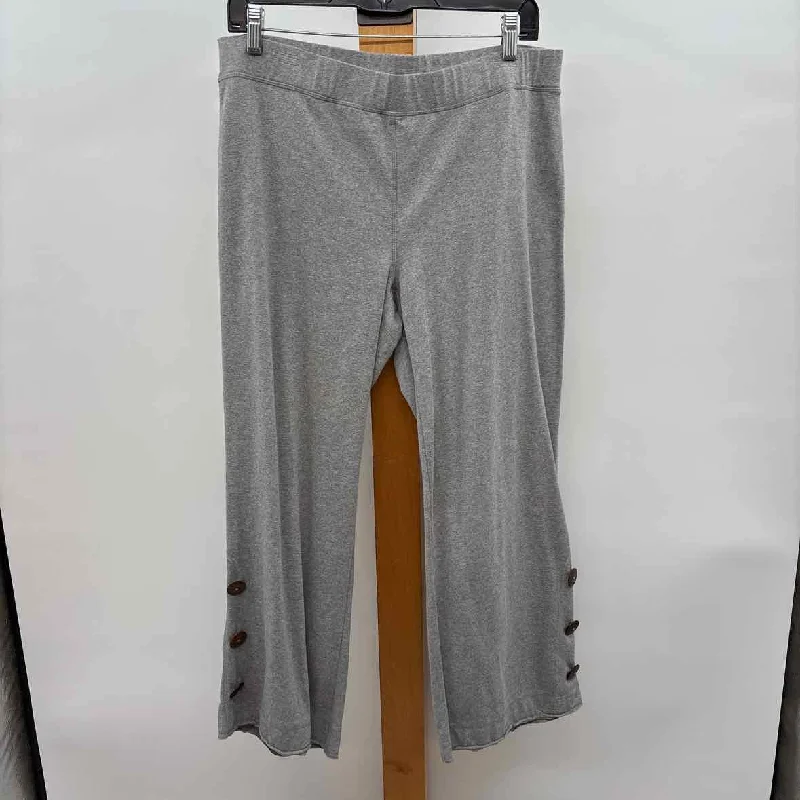 Neon Buddha Women's Size 10 Gray Heathered Pants Comfortable Jogging Pants