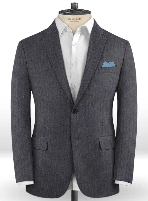 Caccioppoli Dapper Dandy Blezzi Gray Blue Wool Jacket Cotton Jacket Linen Jacket Terry Jacket
