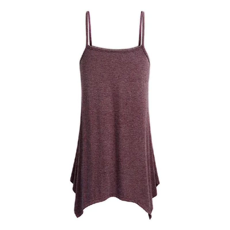 Women Spaghetti Strap Tank Tops V Neck Pleated Camisole Red S comfortable tank top