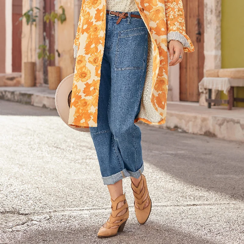 Agnes Denim Pants, Petite Stretch Fit Pants