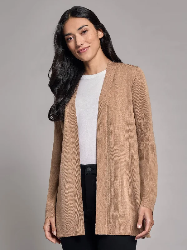 Open Front Icon Cardigan Handmade Hand-knitted Hand-woven