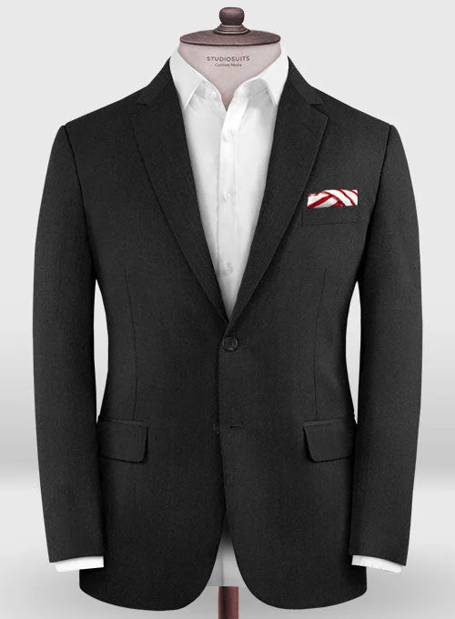 Lanificio Zegna Trofeo Black Wool Jacket Hooded Jacket Caped Jacket Shawl Collar Jacket Lanificio Zegna Trofeo Black Wool Jacket Hooded Jacket Caped Jacket Shawl Collar Jacket