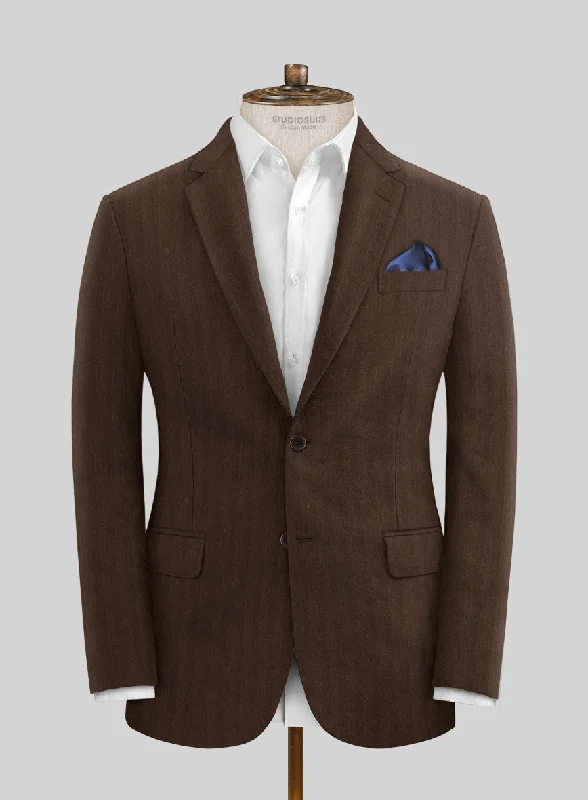 Solbiati Linen Wool Lafia Jacket Tailored Jacket Straight Jacket A-Line Jacket