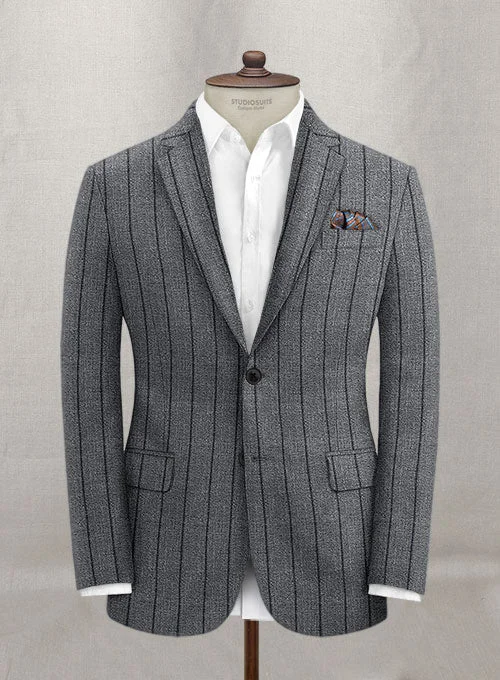 Solbiati Wool Linen Ioca Jacket Toggled Jacket Drawstring Jacket Belted Jacket