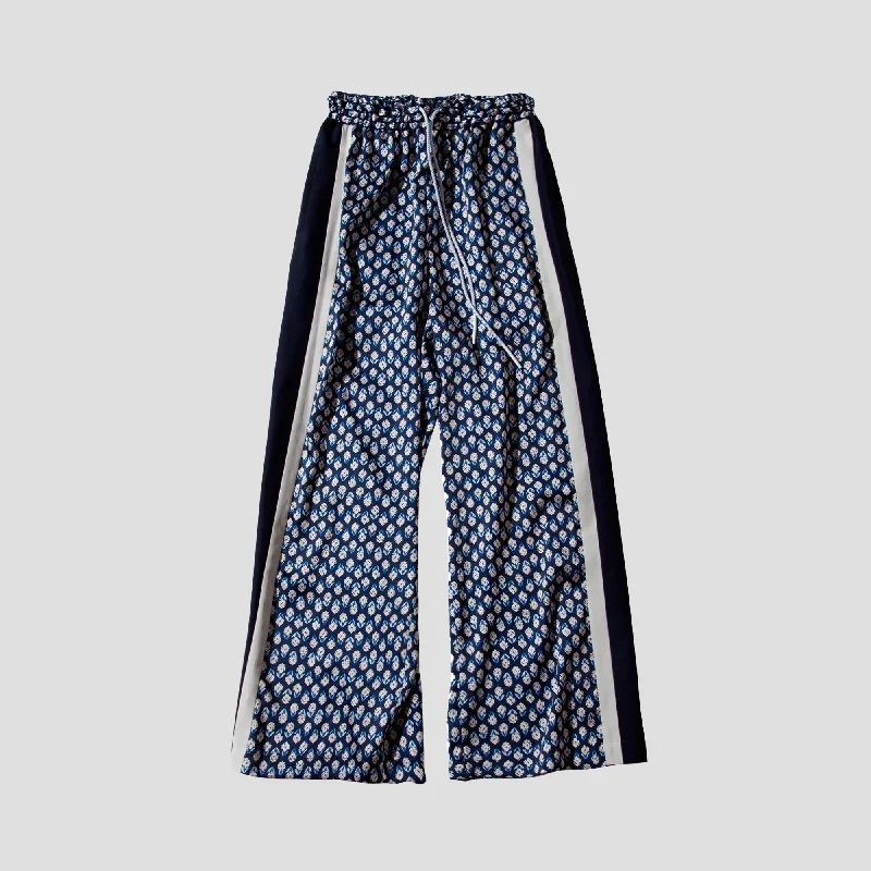 FLORAL EASY PANTS Soft Wool Pants