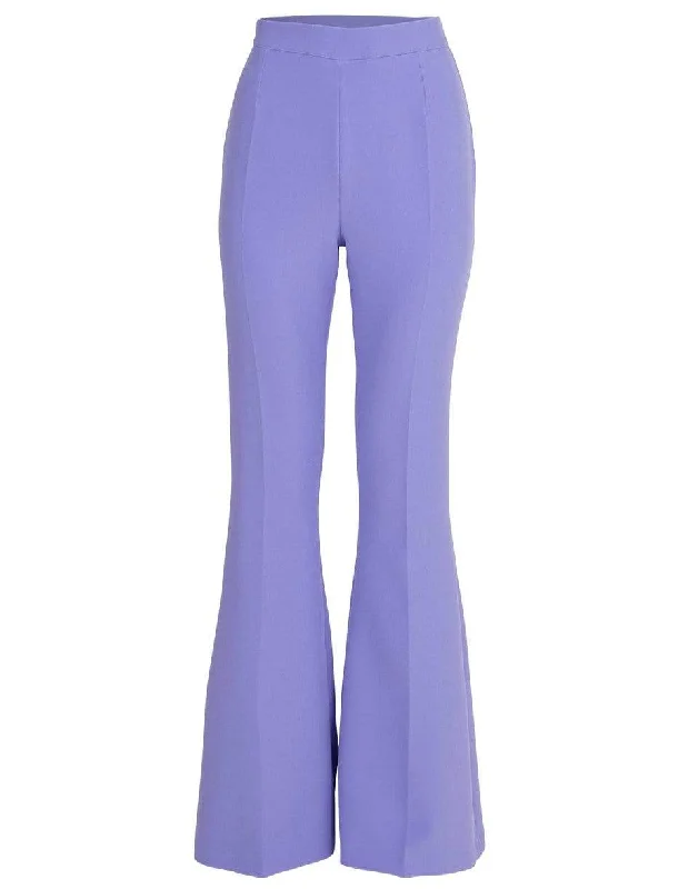 Periwinkle Halluana Flared Leg Pant Classic Stretch Pants