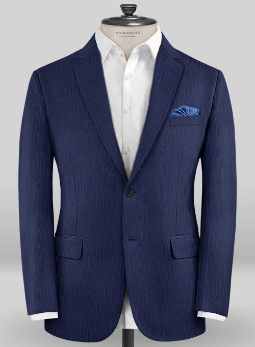 Caccioppoli Sun Dream Mavas Blue Wool Silk Jacket Wool Jacket Cashmere Jacket Tweed Jacket