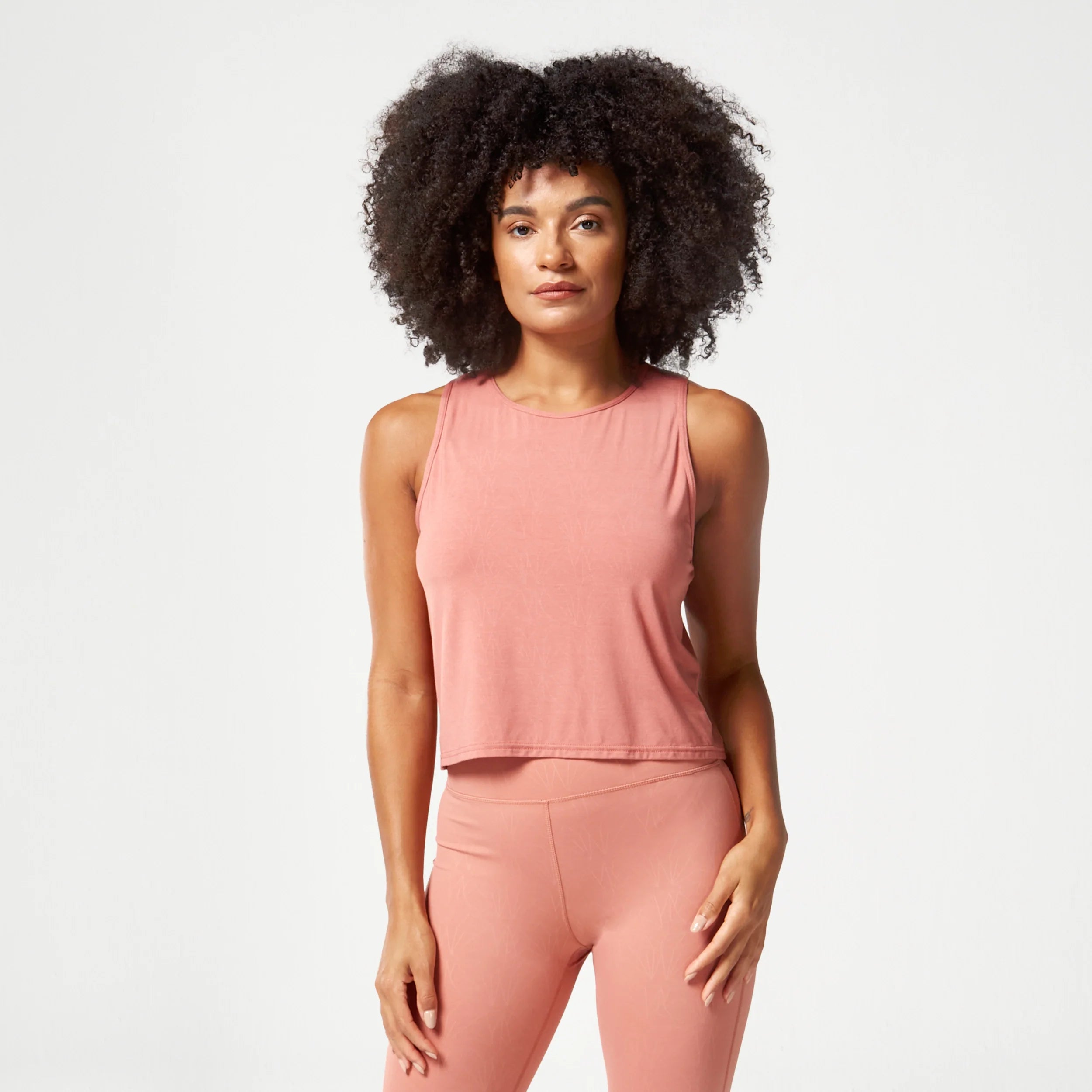 Breeze Camo Tank - Light Mahogany lounge tank top
