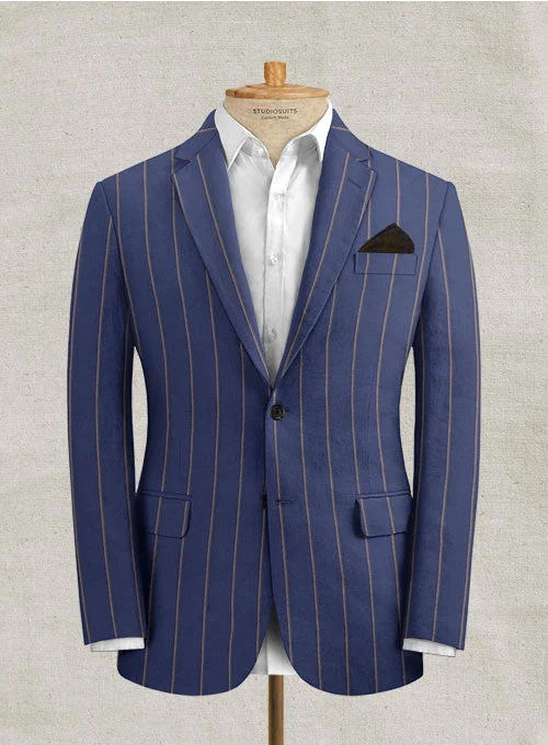 Caccioppoli Bianca Linen Jacket Ribbed Jacket Pleated Jacket Ruffled Jacket