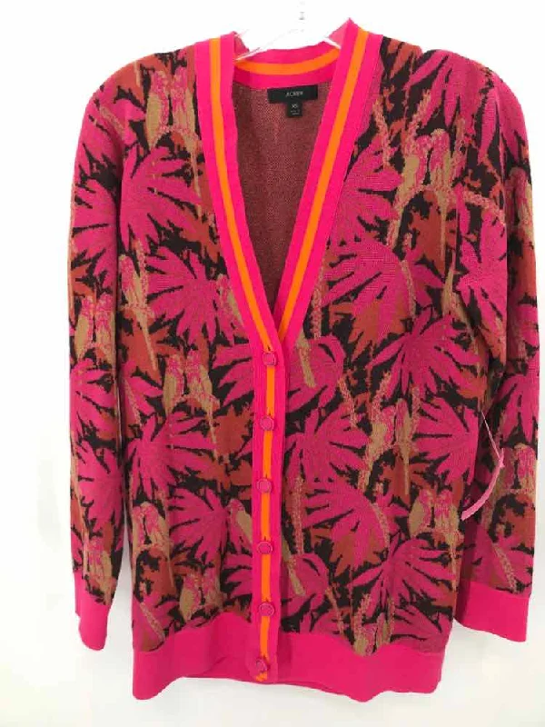 Pre-Owned J Crew Pink Size XS Cardigan Sweater Long Cardigan Short Cardigan Medium Cardigan