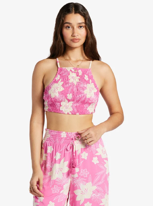Live Free Strappy Tank - Shocking Pink Wild Oasis lime green tank
