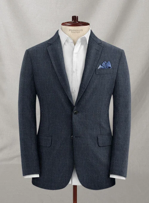 Solbiati Linen Etan Jacket Plaid Jacket Tartan Jacket Houndstooth Jacket