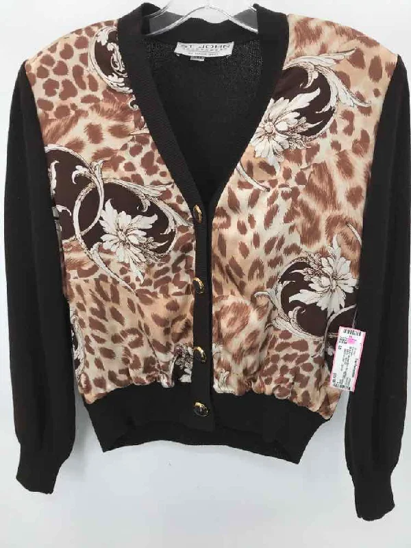 Pre-Owned St John Brown Size XS Cardigan Lightweight Heavyweight Midweight