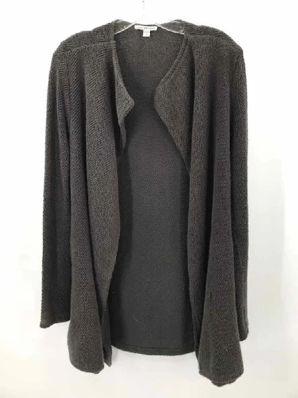 Pre-Owned James Perse Grey Size Medium Long Cardigan Sweater Nylon Fabric Polyester Fabric Spandex Fabric Pre-Owned James Perse Grey Size Medium Long Cardigan Sweater Nylon Fabric Polyester Fabric Spandex Fabric