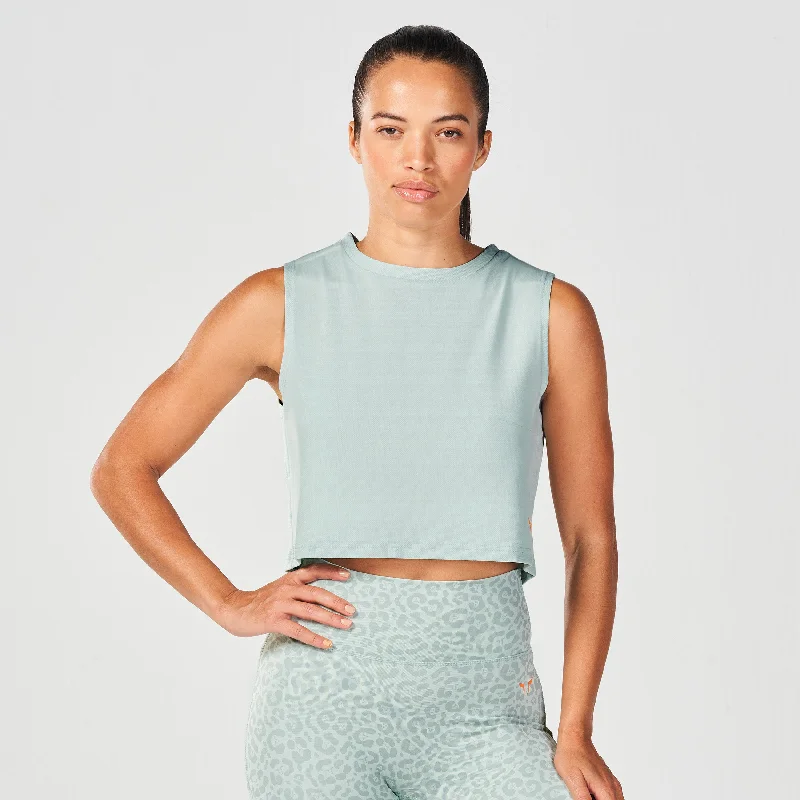 Core Crop Tank - Surf Spray open back tank