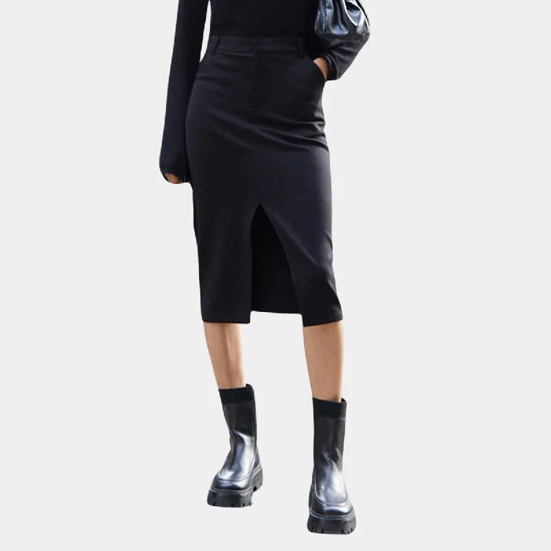 Ladies Ponte Skirt wool skirt warm