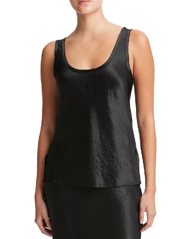 Vince Raw Edge Tank fashionable tank top