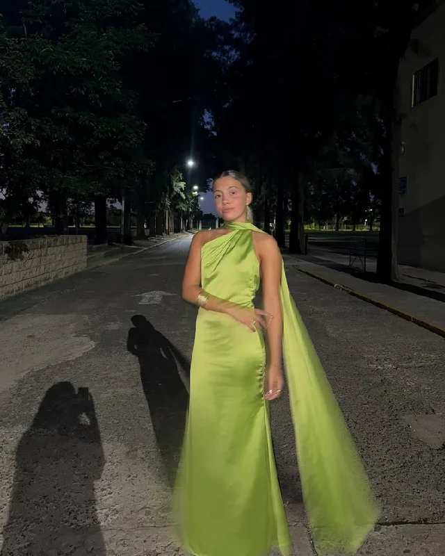 Sexy Green Mermaid Long Prom Dress Satin Formal Party Dress cc2295 Tunics Versatile stylish Sexy Green Mermaid Long Prom Dress Satin Formal Party Dress cc2295 Tunics Versatile stylish
