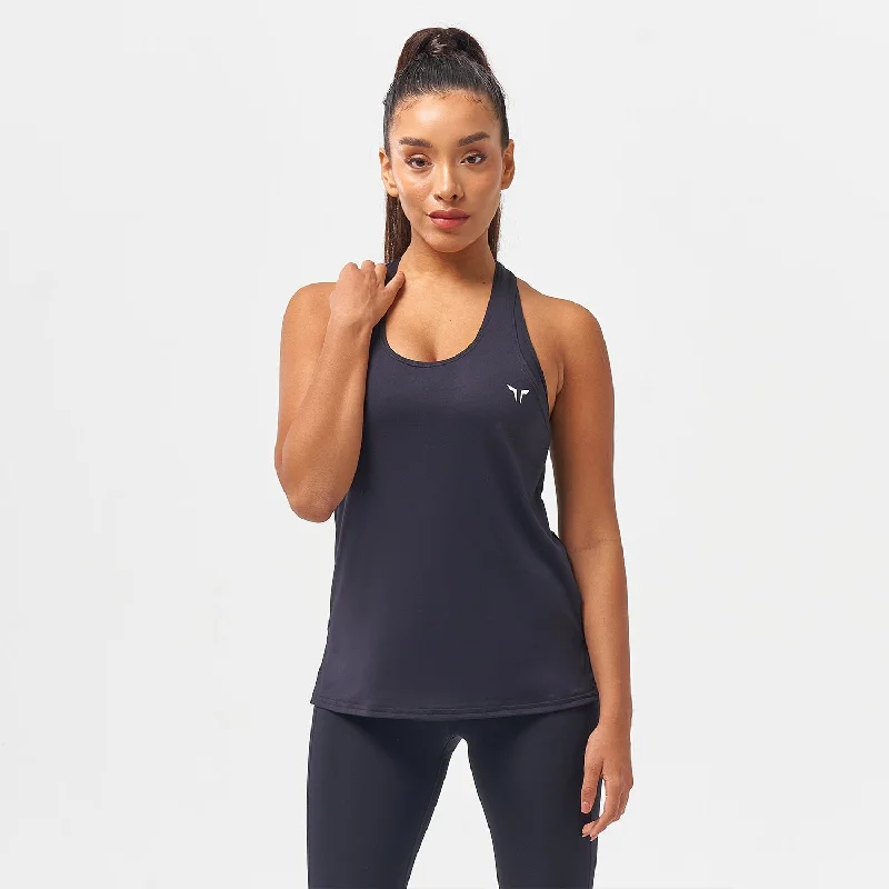 Essential Tank Top AW22 - Black lounge tank top