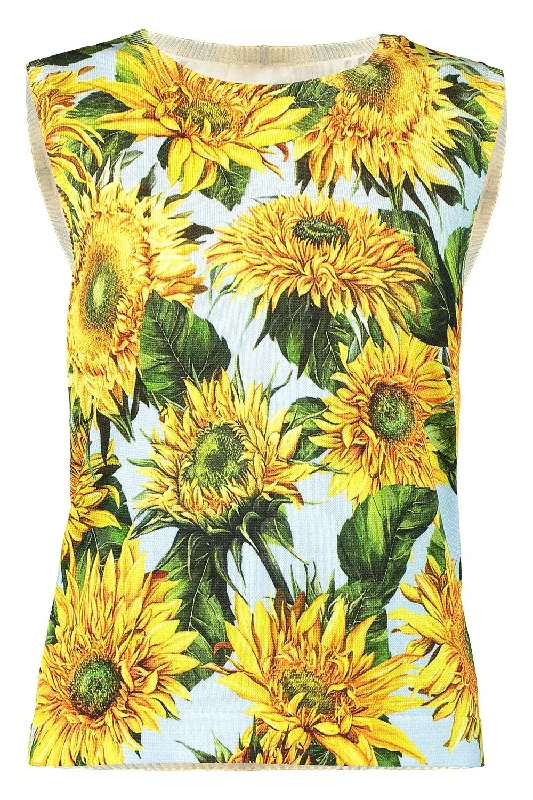 Sunflower Tank Top white tank top