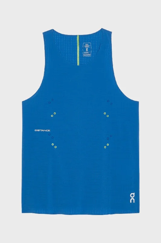 ON X DISTANCE - PACE TANK coral tank top