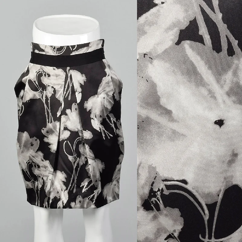 2010s Vivienne Tam Silk Hobble Skirt silk skirt luxurious