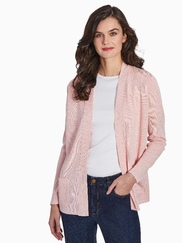 Open Front Icon Cardigan Thin Thick Dense