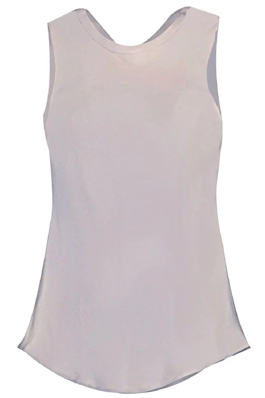 Flick Tank - Stone Taupe grey tank top
