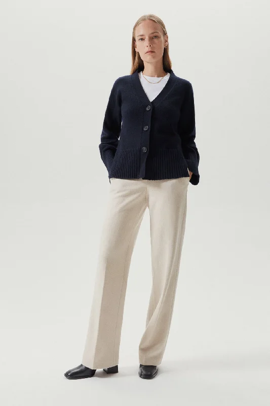 The Woolen Relaxed Cardigan Wool Fabric Cashmere Fabric Tweed Fabric