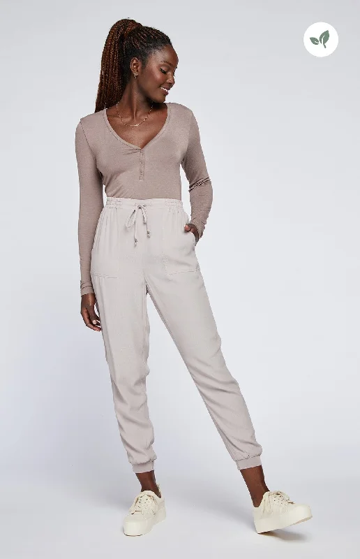 CAIRO PANT (MUSHROOM) High-Waist Jogger Pants