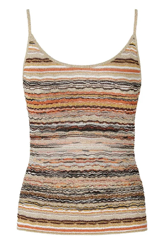 Multi Tones Tank black tank top