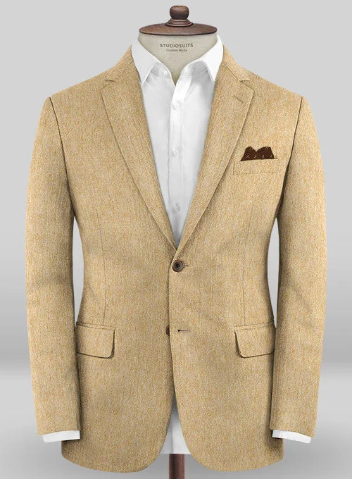 Colombo Beige Cashmere Jacket Satin Jacket Silk Jacket Chiffon Jacket