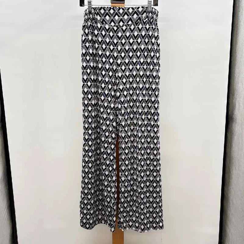 Ethyl Women's Size L Black Diamond Pants Elegant Trouser Pants