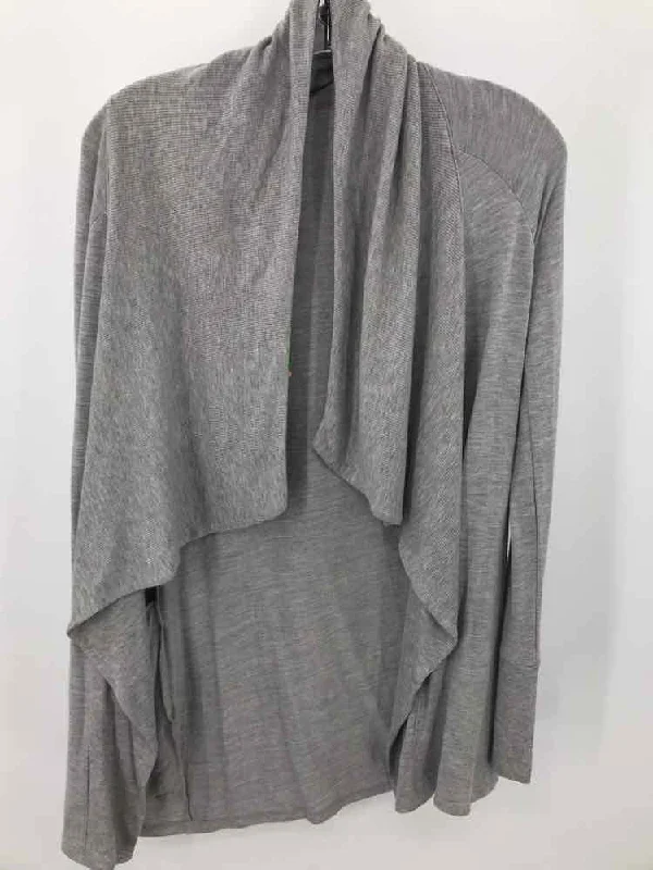 Pre-Owned Lilly Pulitzer Grey Size XXS Cardigan Sweater Open Front Closed Front Wrap Front