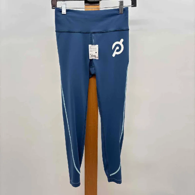 Peloton Women's Size S Blue Solid Pants High-Waist Jogger Pants