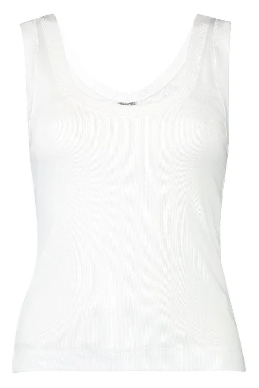Sleeveless Scoopneck Tank vintage tank top
