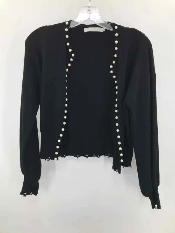Pre-Owned One Grey Day Black Size XS Cardigan Plaid Cardigan Polka Dot Checkered