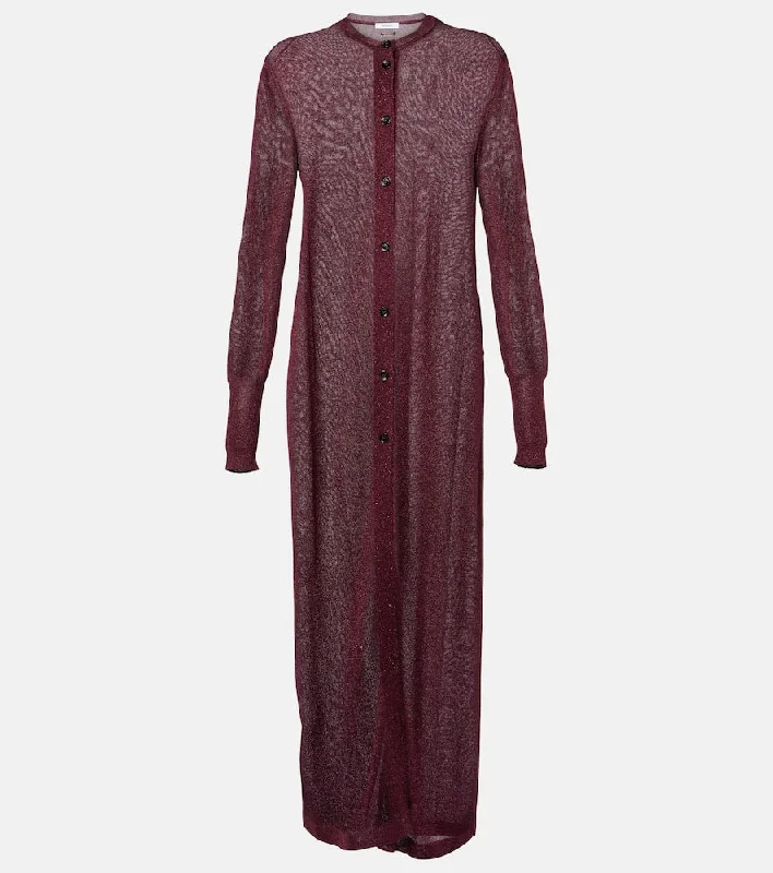Ferragamo Lam√É¬© cardigan Welt Pockets Slit Pockets Flap Pockets