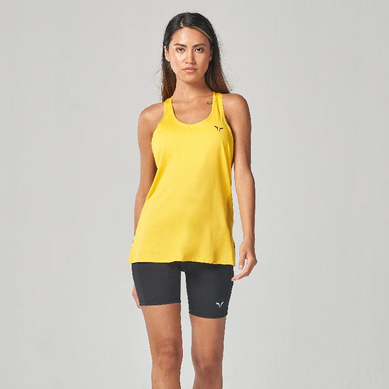 Essential Tank Top - Yellow activewear tank top