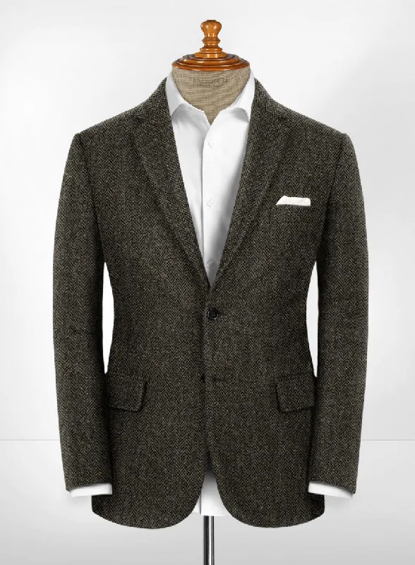 Harris Tweed Jacket Anorak Shell Jacket Lightweight Jacket