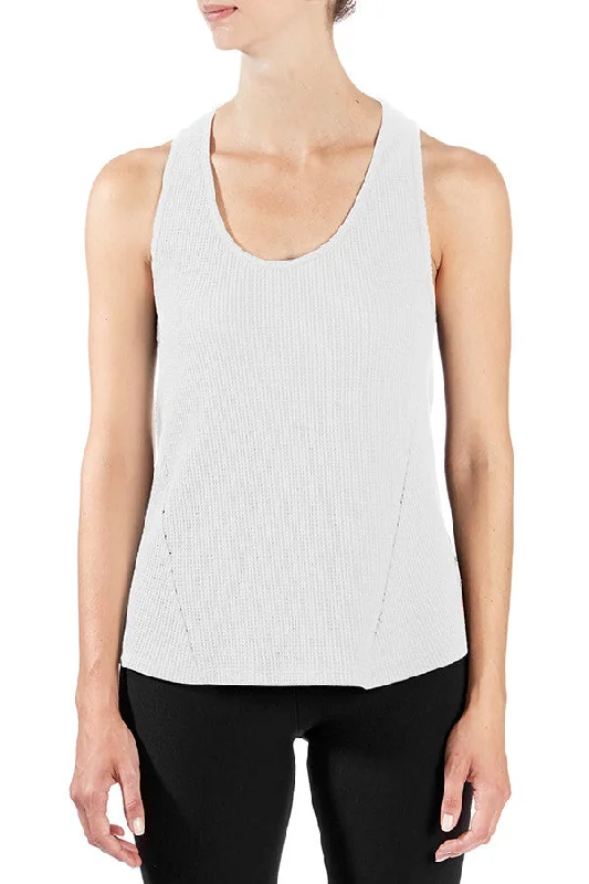 Thermal Racerback Year-Round Tank in Cream halter tank top