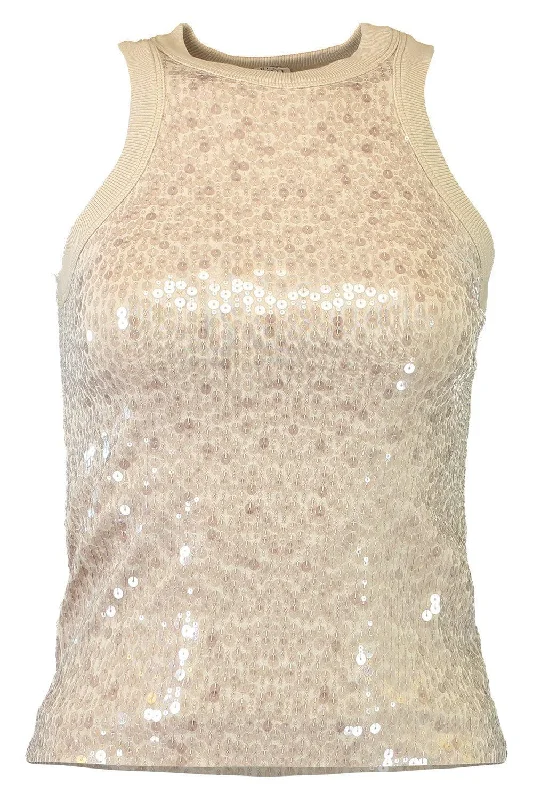 Pailette Tank - Talco high neck tank