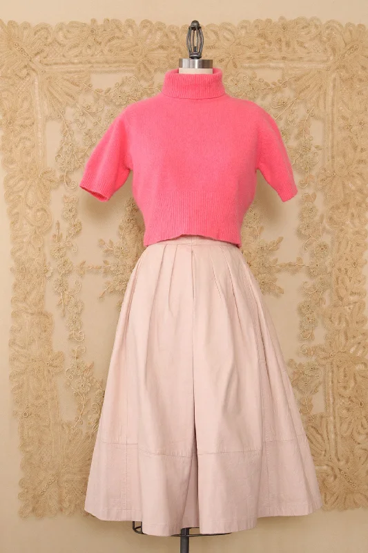 Blush Leather Ballerina Skirt XS floral skirt print