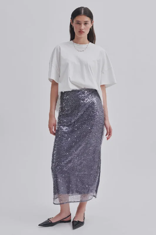 Second Female Vaja Sequin Skirt - Stormy Weather lace skirt romantic